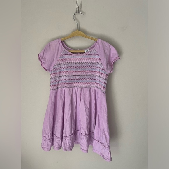 Baby Gap Vintage Embroidered Lilac Dress Size 18-24 Months - Picture 1 of 6